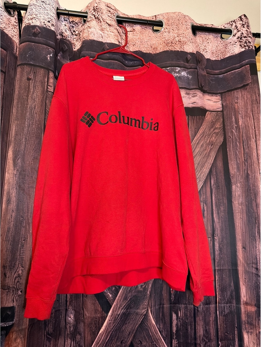Columbia Red Crewneck Sweatshirt XXL